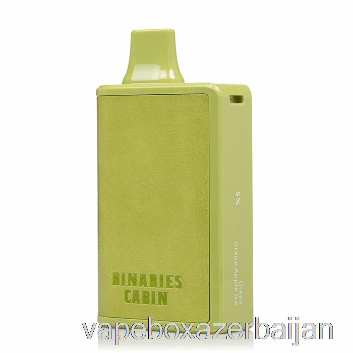E-Juice Vape Horizon Binaries Cabin 10000 Disposable Green Grape Apple Ice